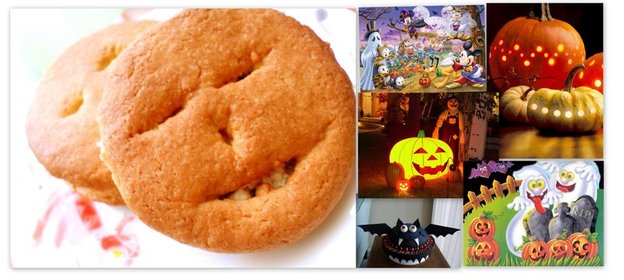 печенье с творожной начинкой для Halloween