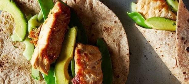 Лосось жаренный