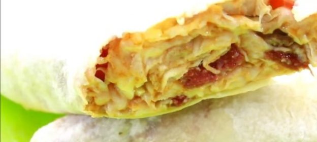 Пицца-ролл (быстрая пицца из лаваша)