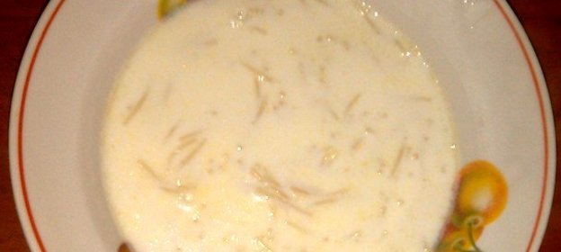 Молочная лапша