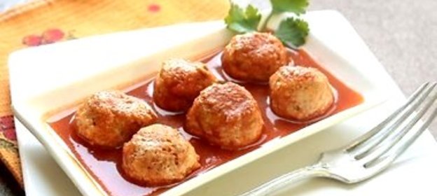 Мясные тефтели с рисом