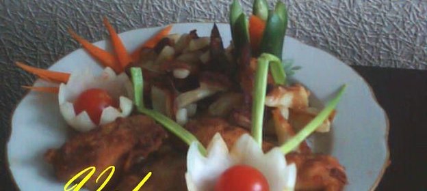 Морской язык жареный