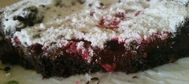 Шоколадная галета с брусникой