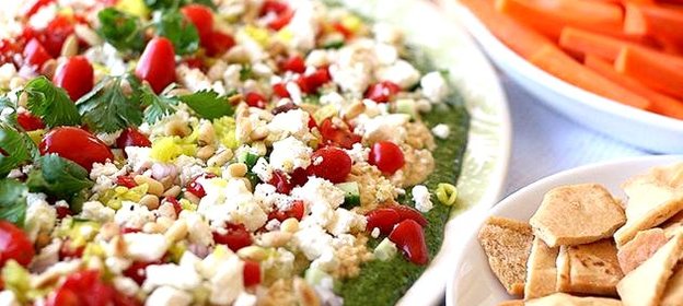 Средиземноморский многослойный соус-дип