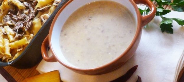 Грибной суп и макаронная запеканка
