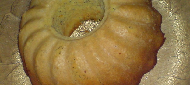 Апельсиново-маковый кекс