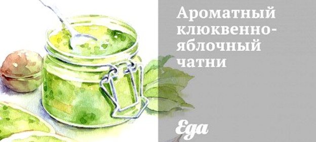 Ароматный клюквенно-яблочный чатни