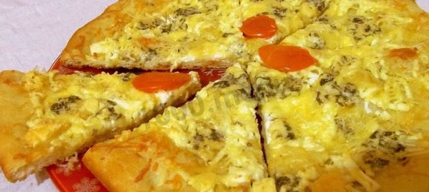 Итальянская пицца 4 сыра в духовке