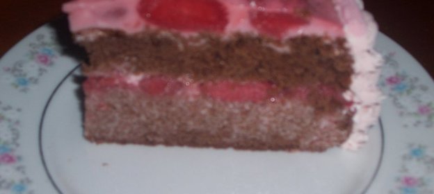 тортШОКОЛАДНО-КЛУБНИЧНЫЙ