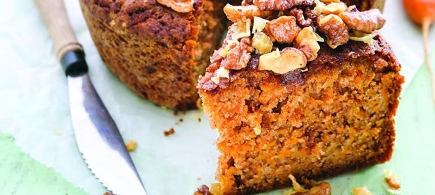 Кекс из молодой моркови