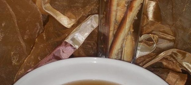 Бульон овощной с итальянским хлебцем