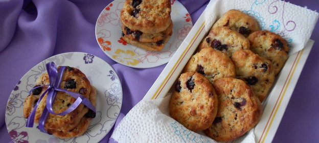 Мультизлаково-творожное печенье с иргой