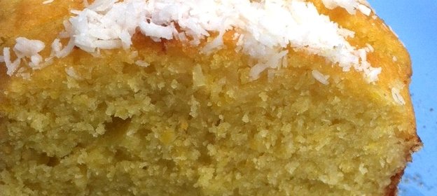 Апельсиновый кекс из манки