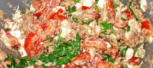 Ещё один салат с тунцом