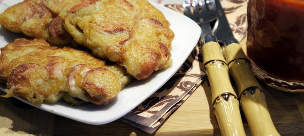 Сосисочные оладьи