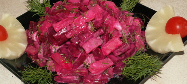 Салат Сладкий поцелуй