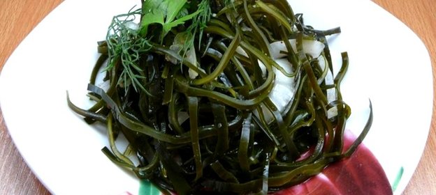 Морская капуста в кунжутном масле