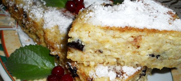 Запеканка из пшеничной каши и творога