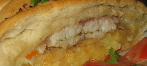 Морской язык в пироге