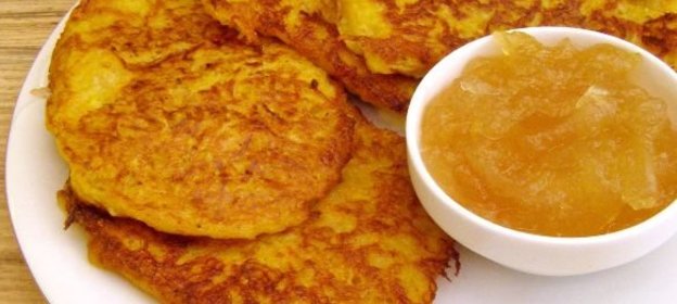 Оладьи из картофеля и тыквы