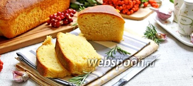 Тыквенный хлеб с чесноком и розмарином