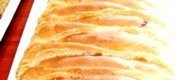 Хлеб для пикника с ветчиной и сыром