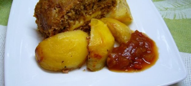 Мясной хлеб-чизбургер