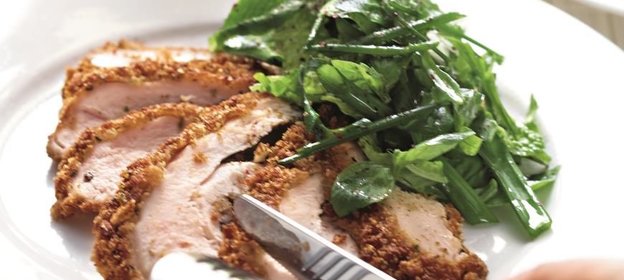 Куриные грудки в хлебных крошках