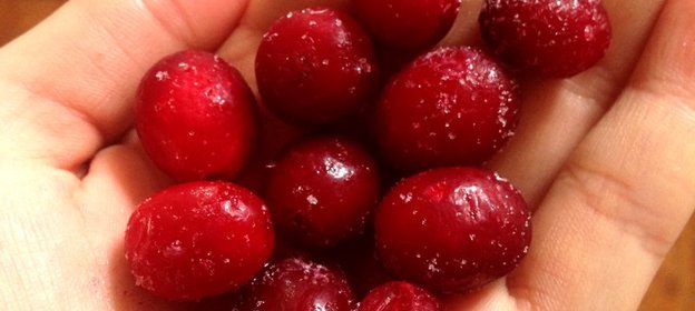 Творожная запеканка с клюквой