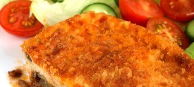 Слоеная запеканка из цукини и пармезана