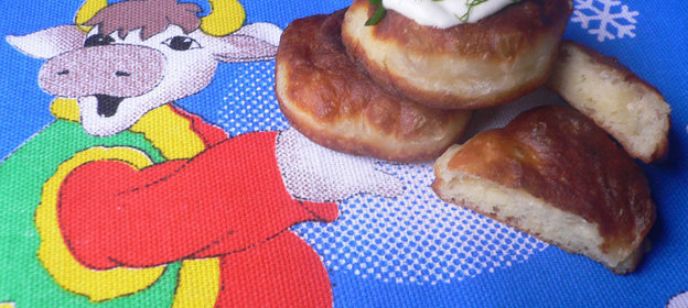 Оладьи на дрожжевом тесте