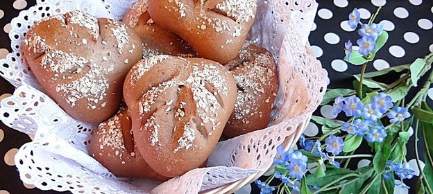 Шоколадные булочки Листочки