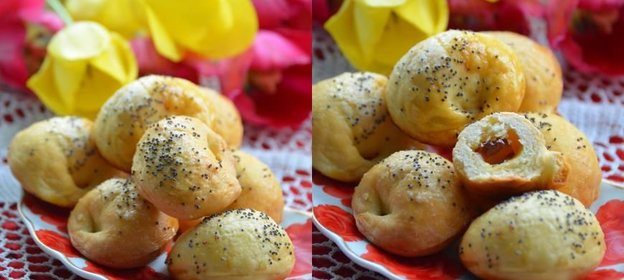 Булочки с мармеладом