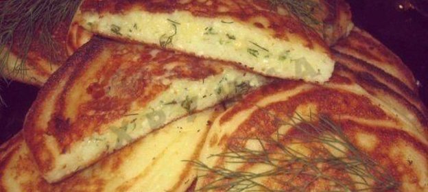 Оладьи в стиле хачапури