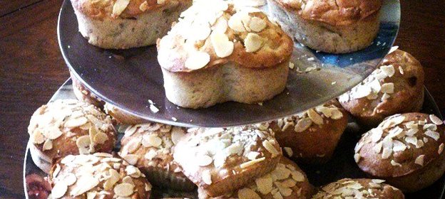 Яблочно-банановые кексы