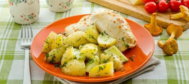 Куриные конверты, начиненные грибами