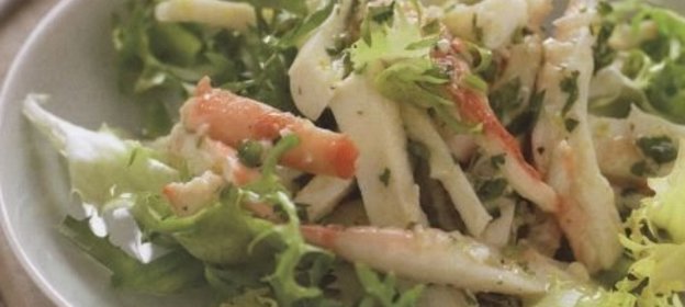 Салат из овощей и творога