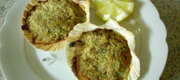 Морские Гребешки гратин или Capesante Gratinate