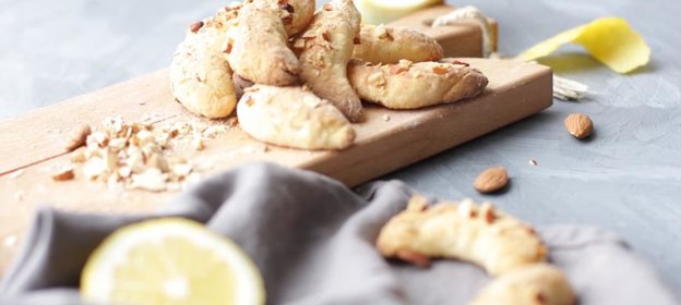 Постное лимонное печенье