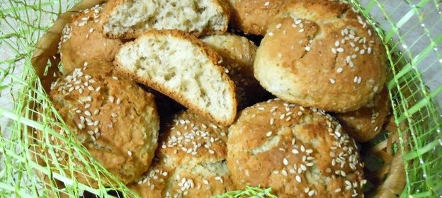 Овсяное печенье с кунжутом