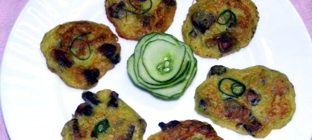 Оладьи из патиссона