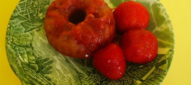 Кексики с клубникой