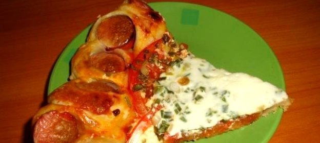 Пицца на дрожжевом тесте