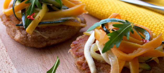 Оладьи с овощами