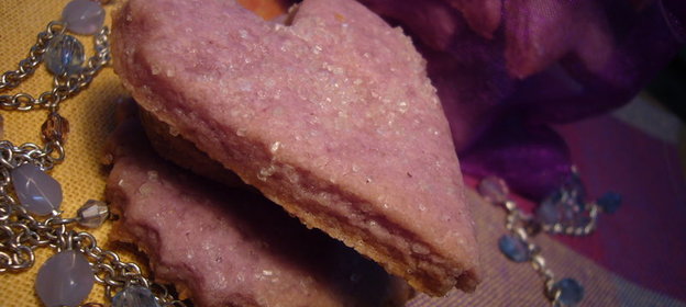 Черносмородиновое сахарное печенье