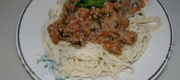 Спагетти с соусом Болоньезе