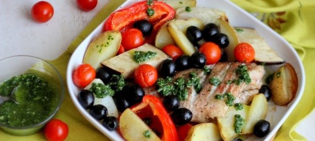 Морской окунь по-средиземноморски