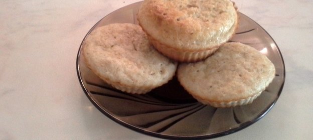 Диетические кексы с овсяными отрубями