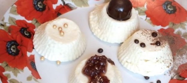 Творожная запеканка (в микроволновке)