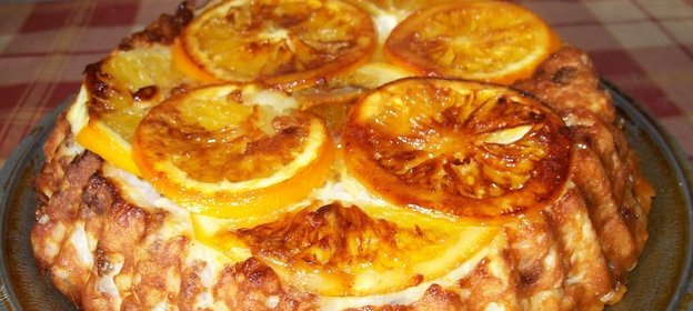 творожно-рисовая запеканка с изюмом и апельсином по рецепту Кутовой Ирины